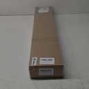 Heavy Duty Bypass Sliding Closet Door Track Hardware 72", 6 FT Aluminium Pocket Door Track Rail Set, Smoothly and Quietly, for 2 Door System,Black