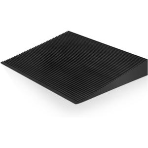4" Rise Lightweight EVA Threshold Ramp for Wheelchairs, Walking, Scooter, 36" L x 24" W Driveway Curb Handicap Ramp with Non-Slip Surface for Doorways Home Bathroom, 800 lb Load Capacity