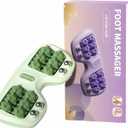 Foot Roller Massage for Plantar Fasciitis, Portable Feet Roller Therapy for Circulation and Pain Relief, Reflexology and Deep Tissue Muscle Tool