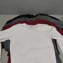 Brix Boys' Long Sleeve Tees - Tagless Crewneck Cotton Soft 4-pk Shirts. 2-20 (11-13 Years, Black, White, Grey, Marron) 11-13 Years Old