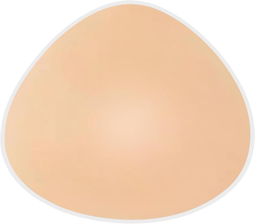 NORFULL Silicone Breast Form Mastectomy Prosthesis Triangle Concave Bra Enhancer Insert, D Cup 500g/ piece