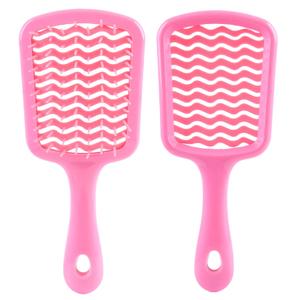 Detangling Brush for All Wet or Dry Hair Types, Pain-Free Brushing Durable, DuoFlex Anti-Static Bristles, Lightweight Handle, Vented Wave UltraFlex Hair Brush(Pink)