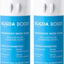 BOGDA W10295370A Water Filter Replacement Fit for EDR1RXD1, WHR1RXD1, Filter 1, W10295370, KAD1RXD1, P8RFWB2L, P8WB2L, P4RFWB, P5WB2L, 46-9081, 46-9930 Compatible with Whirl-pool Ken-more (2 Filters)