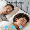 T33 Sleep Earbuds, Bluetooth 6.0 Noise Cancelling Sleep Headphones for Side Sleepers, ANC Up to 98%, Sleep Mode, 48H Playtime, Small Earbuds Comfort Fit for Sleeping, Travel, Work, Skin