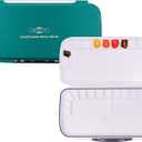 Mijello Double Decker Watercolor Palette, 30 Paint Wells, Teal, 13.25" x 6.75" x 1.25", 1 Each (MWP-1630)