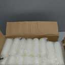 Veiuwa 36 Pcs Ivory Pillar Candles Bulk Set，2x3 2x6 2x8 Inch 12 Each Size，Hurricane Candles，Dripless Unscented Smokeless，Gives You a Better Atmosphere When Organizing Wedding or Event Party