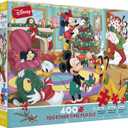 Ceaco - Disney Holiday - Together Time - Mickey & Friends Holiday - 400 Piece Jigsaw Puzzle