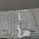 Deepsoon Heating Pad,Electric Heating Pads for Back,Neck,Abdomen,Moist Heating Pad for Shoulder,Knee,Arms,Legs,Dry/Moist Heat & Auto Shut Off,Christmas Gifts for Men and Women,Light Gray,24x12 Inch