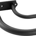 Double Curtain Rods for Window 48-84 Inches, Double Curtain Rods Wrap Around, Room Darkening Curtain Rods, 1-Inch Diameter Front and 5/8 Inch Back Double Drapery Rod Matte Black