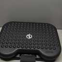 Mind Reader Foot Rest, Under Desk at Work, Ergonomic, Height Adjustable, Office, Plastic, 18" L x 13.5" W x 6.5" H, Black