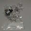 woohaha 118LED Star Icicle Lights,11.5 FT Window Curtain Light Plug in,8 Modes Timer Hanging String Lights,Warm White Star Christmas Lights for Bedroom,Indoor Outdoor,Party,Wedding,Xmas Decorations