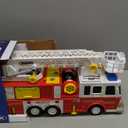 JOYIN Extra Large Toddler Fire Truck Toys for Boys with 33-inch Ladder, Lights & Sprinkler Pump, Big Emergency Vehicle, Kids Toys for Age 3, 4, 5, 6, 7, Christmas Birthday Gift for Grandkids