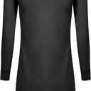 G-Style USA Women's Casual Lightweight Open Front Knit Cardigan Sweater with Pockets (Black, S)