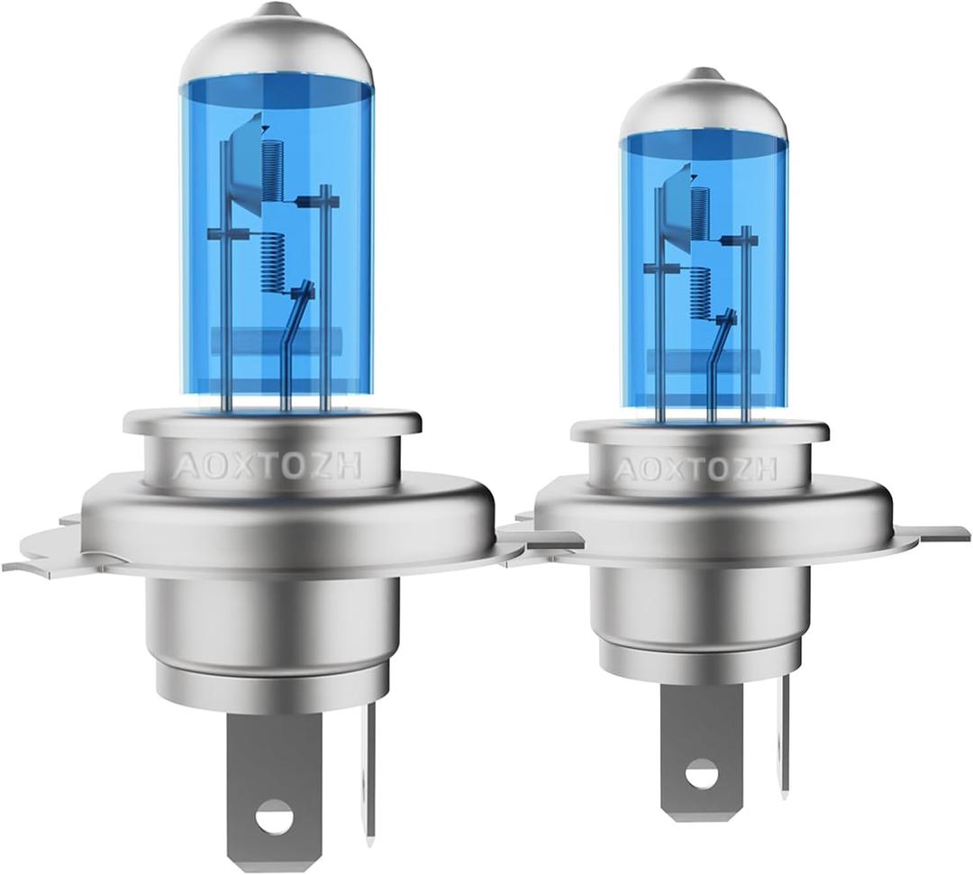 Headlight Bulbs Fit for 2004-2009 Toyota Prius,9003 High Low Beam Light Bulbs,Halogen Headlights,300% Brightness,Plug and Play,6000K White,2 Pcs