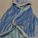 Girls Dress Up Hodded Cape Toddler Costume for Princess Cloaks (10-11 Years, Blue)