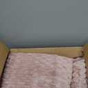 Bedsure GentleSoft Blankets Queen Size for Bed - 350GSM Super Soft Cozy Blanket for Women Men Girls as Gifts, Large Fuzzy Fleece Throw for Bedroom Home Decor, Pink, 90x90 Inches