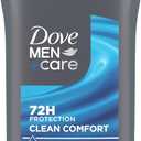 Dove Men+Care Antiperspirant Deodorant 48-Hour Wetness Protection Clean Comfort Non-Irritant Deodorant for Men 2.7 oz, 12 Count