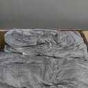 Topblan Sherpa Fleece Weighted Blanket for Adult, 15 lbs Dual Sided Cozy Fluffy Heavy Blanket, Ultra Fuzzy Throw Blanket with Soft Plush Flannel Top, 60 x 80 inches, Grey