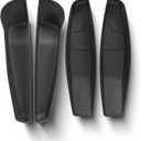 LUCKEASY 4PCS Door Side Storage Organizer for Tesla Model Y Juniper 2025 2026 Front & Rear Door Slot Pocket Box Insert Tray TPE for Model Y Juniper 2026 Accessories Black