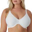 Bali Women's Minimizer Bra, Passion for Comfort Full-Coverage Underwire Bra, Seamless Cups (40C, White)