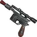 Solo Foam Blaster Props Replica for Cosplay, Gifts, Collectible, Halloween Costume