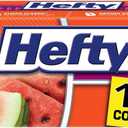 Hefty Slider Jumbo Storage Bags, 2.5 Gallon Size, 10 Count (Pack of 9), 90 Total