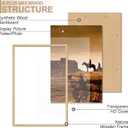 A PLUS MAX 18x36 Picture Frame Natural Light Weight Wall Mount
18 x 36 Inch Natural Wood-grain Engineered Wood Material Frame for 18by36 Rectangular Photo Poster - 1 Pack/Natural/18x36