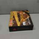 Hopolon 8 Pack 36LED Lighted Garden Fence,13.7x11.8inch Christmas Tree Fence Lights Plug in,8 Modes White Plastic Edgings Picket Decorative Fence for Landscape Patio Yard Path Home Xmas,Warm White