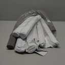 MAXTID Under Door Draft Blocker 36" Door Sealers for Bottom of Door Seal Strip Block Air Double Door Draft Stopper White Door Sweep Noise Cancelling Weather Seal