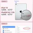 for iPad (A16) 11th Generation 11 Inch 2025 Case, for iPad 10th Generation Case 2022 10.9 Inch - Women Cute Girls with Pencil Holder & Stand Clear Strawberry Unique Girly Protective Hard Cover