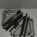 HuggieGems 4 Tier Floor Standing Corner Shower Caddy Organizer Shelf with Hooks, Bathroom Shelves Stand Rack, Black