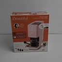 Beautiful Perfect Grind - Cafetera programable de una sola porcin con pantalla activada por tacto, molinillo de rebabas programable e integrado, depsito de agua de 64 onzas (rosa)