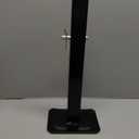 8000 lbs Square Drop Leg with Pin, Black