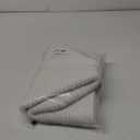 COMFY-HOMI Cotton Rope Woven Basket with Handles for Shelves, Toys, Book, Cloth Storage Baskets Bin for Organizing-13.5"x11"x9.5" Toy Decorative Organizer for Living Room, Bathroom-All White