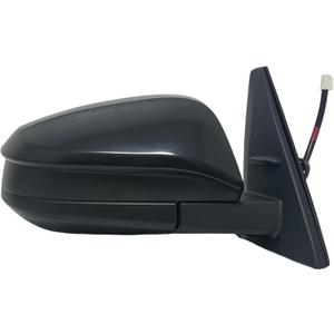 Right Passenger Side Mirror Assembly Fits 2014-2024 Toyota 4Runner With Power Glass Heated Manual Folding Match to Black Replace TO1321313 (5Pins)