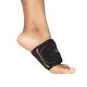 Copper Fit Rapid Relief Plantar Fascia Arch Foot Wrap with Hot or Cold Gel Pack, Black, Adjustable