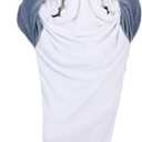 Shark Blanket Hoodie Kids Dinosaur Wearable Blanket Gifts for Girls Onesie (XS)