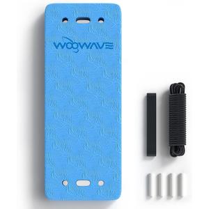 WOOWAVE Flat Fender Prevent Scratches for Yacht Motorboat Boat Bumper, 3 Layer EVA Boat Fender with Rope (3 Size, Blue/Gray to Choose)