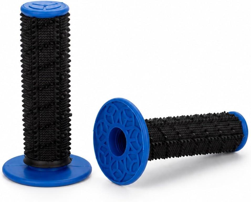 Wai Danie 1 Pair 7/8" 22mm Motorcycle Grips Rubber Anti-Slip Handlebar Grips Universal Racing Hand Grips for Motocross ATV Dirt Bike CRF YZF WRF KXF KLX Offroad