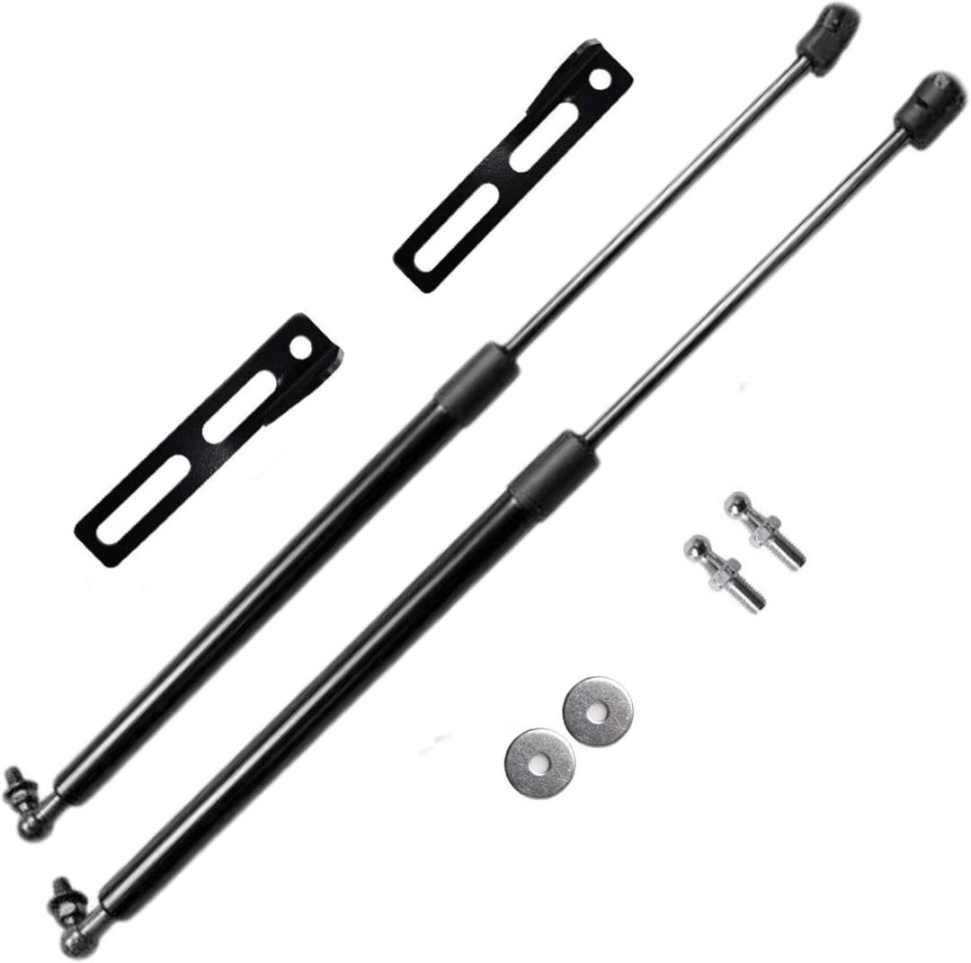 TSUBASA Lift Supports for Toyota Corolla E120 E130 2002-2007 Front Hood Bonnet Modify Gas Struts Cylinders Shock Dampers Spring Prop Rod Bar 2PCS (Normal Black)