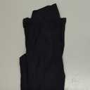 YEOREO Women's Mini Flare Workout Butt Lifting Hidden Scrunch Seamless Yoga Legging Pants, Size XS(Black)