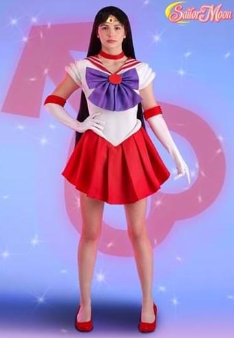 Sailor Moon Sailor Mars Women's Costume, Small