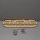 Wooden Hangboard Rock Climbing, Climbing Fingerboard with Mounting Kit for Bouldering, Finger Strength and Pull Up, Training Board with Adjustable Silicone Depth Spacers or Basic (Natural Beech)