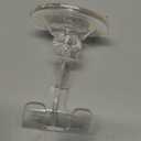 VIS'V Suction Cup Razor Holder, Shower Suction Razor Hooks for His and Hers, Removable and Reusable, Clear, 2 Pcs