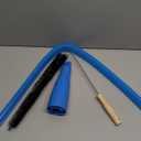 Sealegend 2 Pieces Dryer Vent Cleaner Kit and Flexible Dryer Lint Brush Vacuum Hose Attachment Power Lint Remover Refrigerator Coil Brush