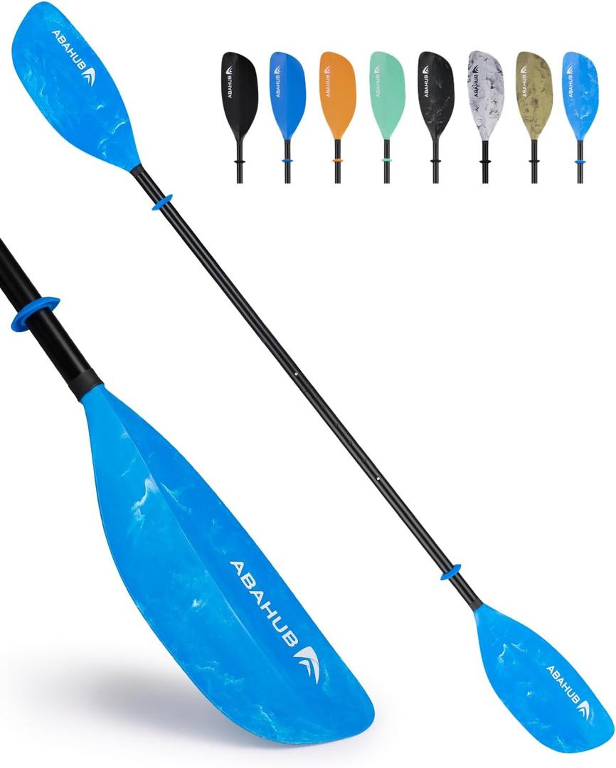 Abahub Adjustable Kayak Paddle 210cm-230cm/82.6-90.5, 230cm-250cm/90.5-98.4 Inches