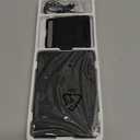 Samsers Foldable Bluetooth Keyboard - Portable Wireless Keyboard with Stand Holder, Rechargeable Full Size Ultra Slim Folding, Compatible iOS Android Windows Smartphone Tablet and Laptop - Black