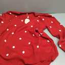 Sweaters for Women Polka Dot Sweater, Crewneck Long Sleeve Tops Fall Winter Casual Knitted Pullover (Medium, Red)