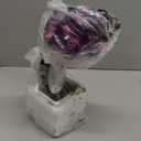 15" Tall Artificial Silk Phalaenopsis Orchid Flower Plant Pot Arrangements (Dark Purple)
