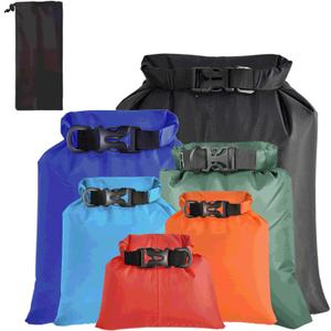 6PCS Dry Bags Waterproof, Lightweight Dry Bags, Waterproof Bag for Kayaking, Hiking, Boating, Camping